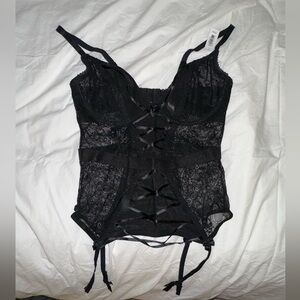 Black Bustier - never worn